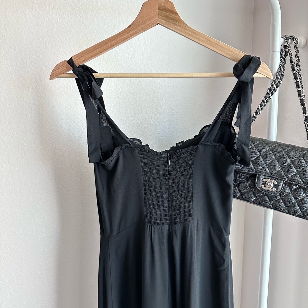 Reformation Nikita Maxi Dress in Black - Picture 3 of 8